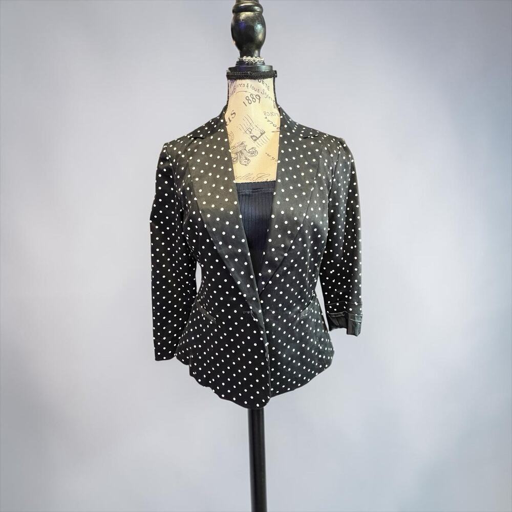 Sandro Sportswear Black And White polka dot blazer Women’s S